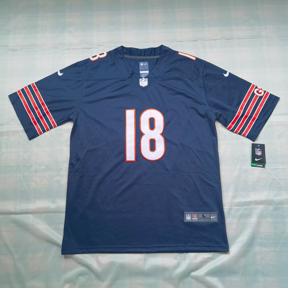 Chicago Bears Player #18 Chase Claypool's Jersey